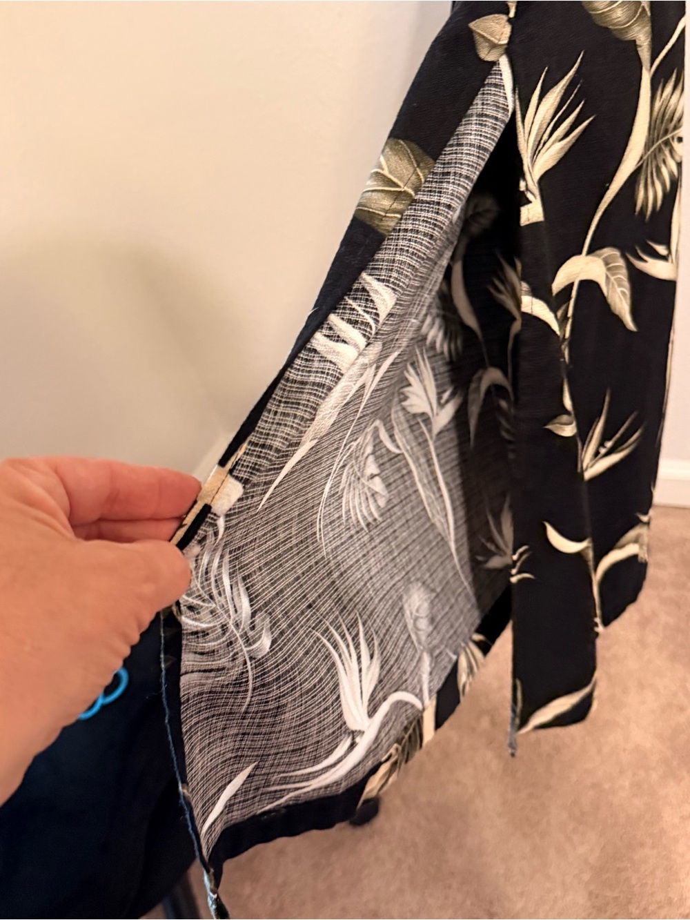 Hilo Hattie Womens Size 20 Black Floral Hawaiian Dress w/ Spaghetti Straps NWT - Picture 10 of 13